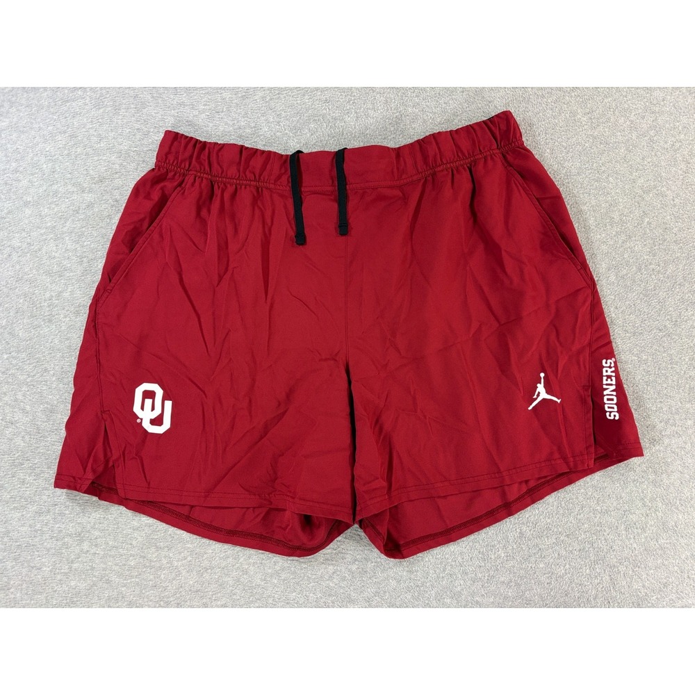 Oklahoma Sooners Nike Jordan Football Practice Shorts (Men's 3XL) Red -6"